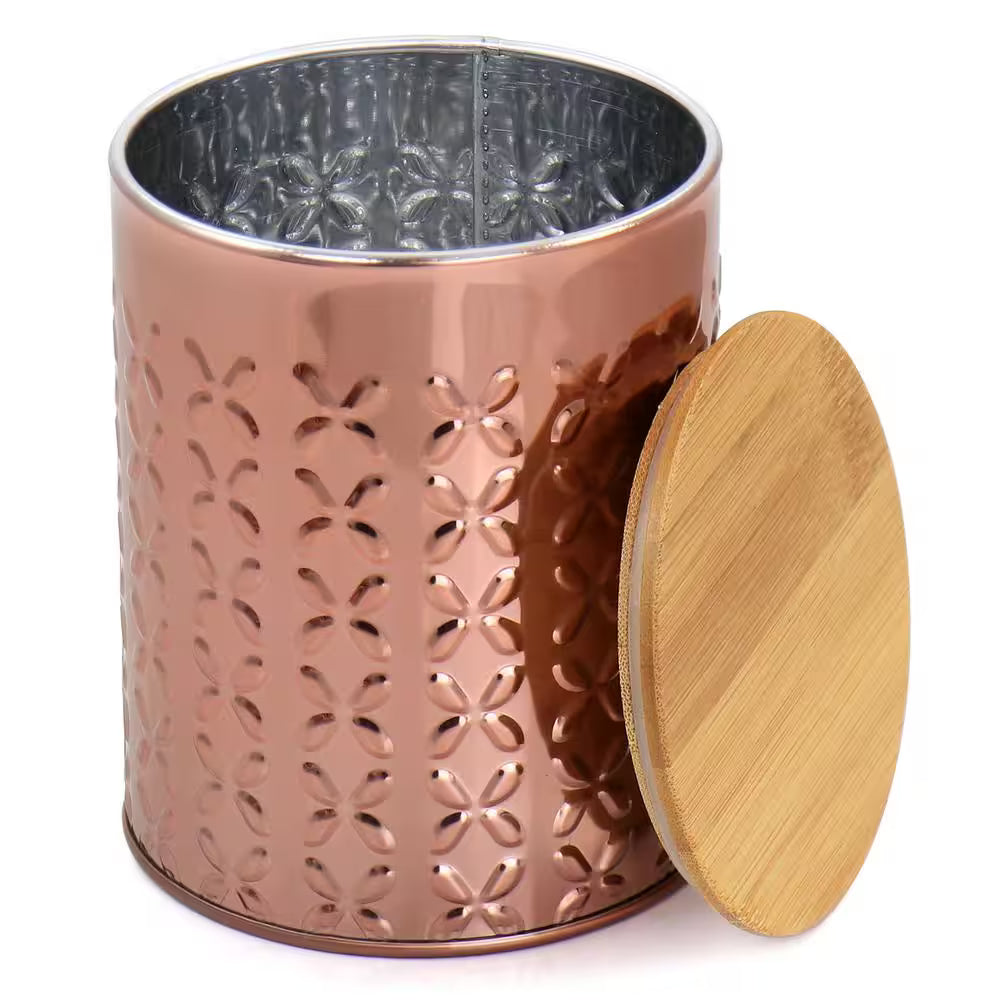 3-Piece Aluminum Canister Set in Copper