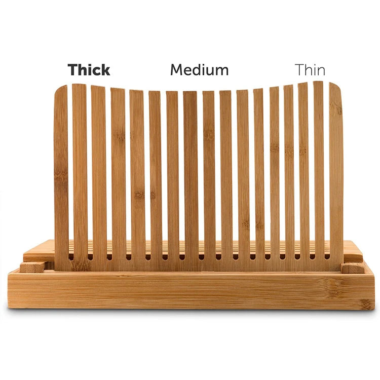 Durable Eco-Friendly Bamboo Bread Slicer & Chopping Block with Dishwasher Safe Modern Design and Custom Logo