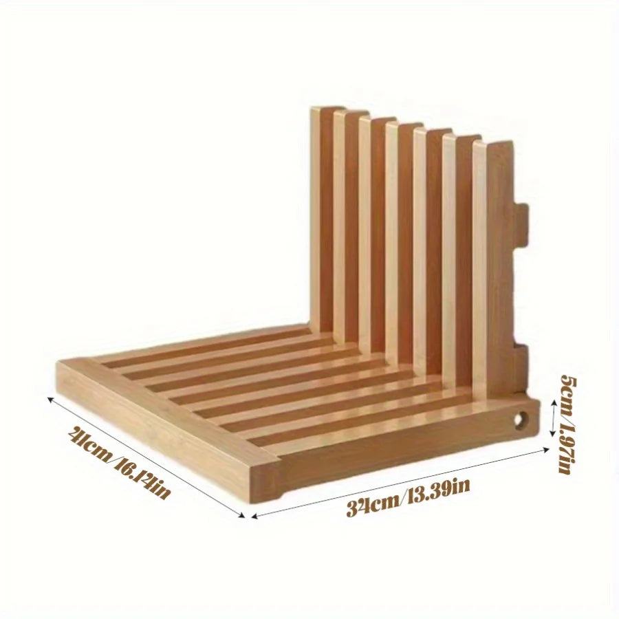 Environmentally Friendly Wood Wall-mounted Folding Stool Chair for Solid Wood Shoe Changing Stool for Kids Adults